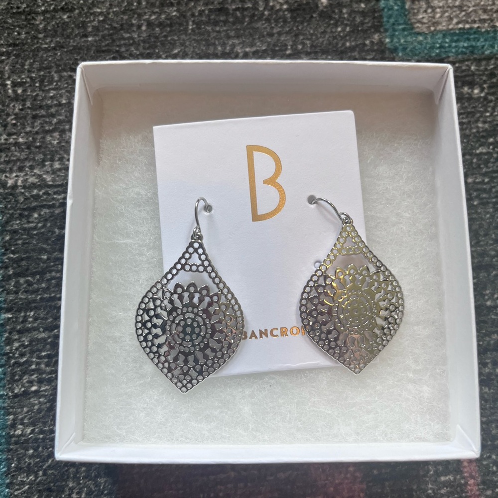 Bancroft Silver Earrings